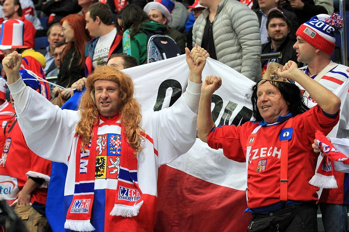 MS 2016, Česko-Švýcarsko: čeští fanoušci