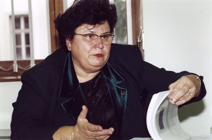 Marie Benešová na archivním snímku z roku 2001