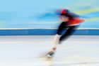 Martina Sáblíková v olympijském závodě na 3000 metrů v Pekingu 2022