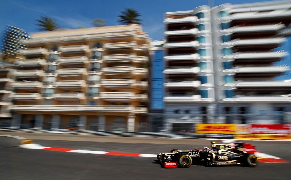 Velká cena Monaka formule 1, trénink (Romain Grosjean)