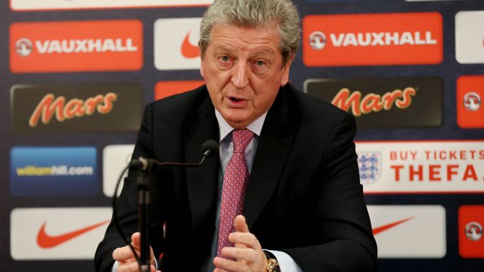 Roy Hodgson na tiskové konferenci