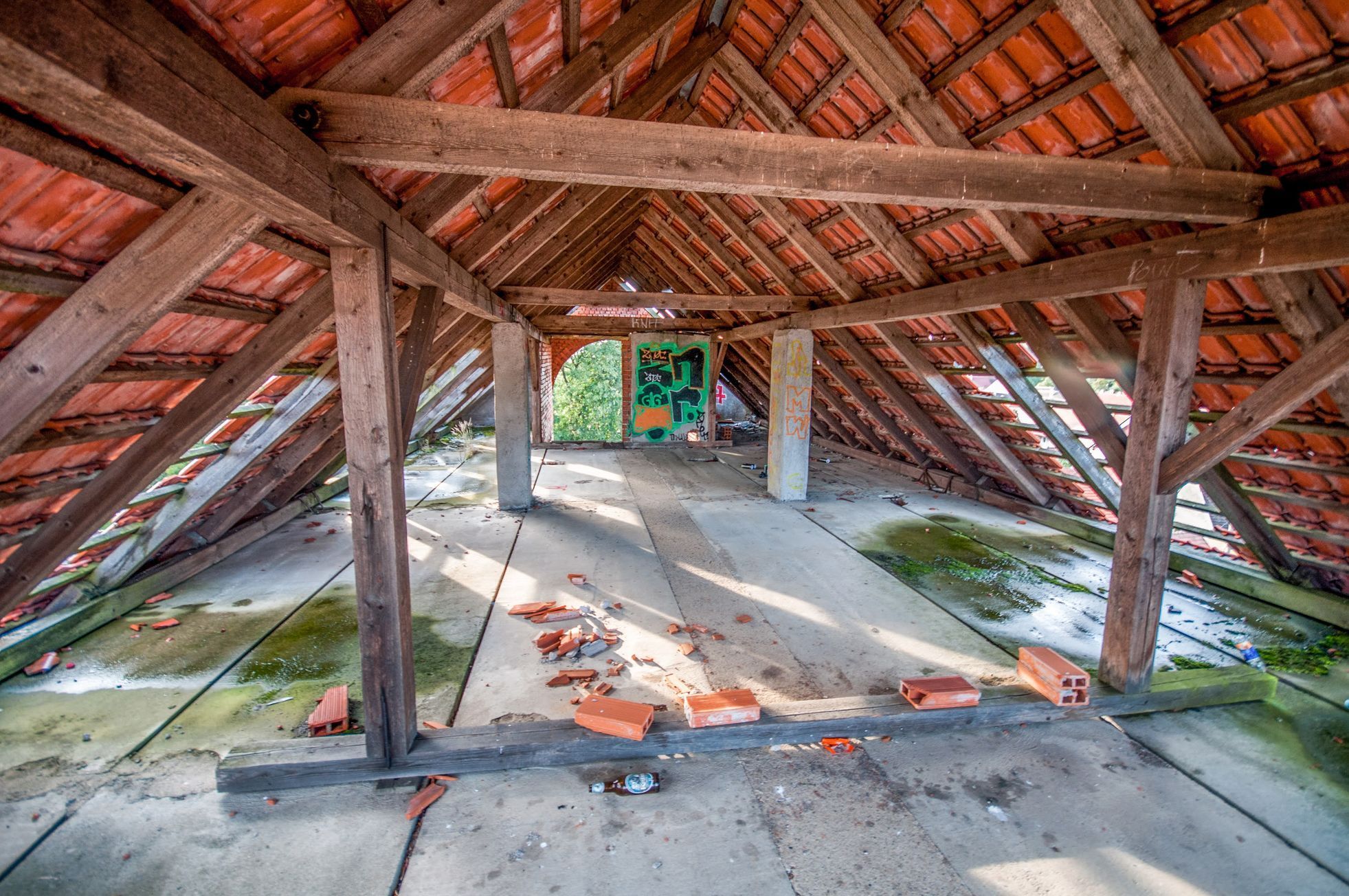 Miličín - nedokončená stavba