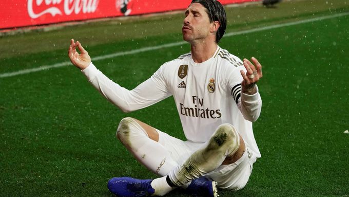 Sergio Ramos a jeho originální gólová oslava.
