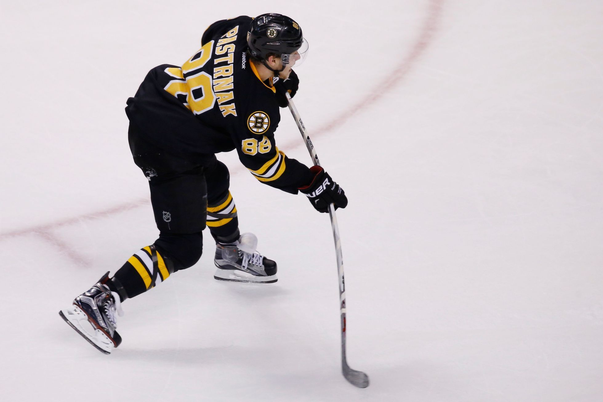 NHL: Pittsburgh Penguins vs Boston Bruins (David Pastrňák)
