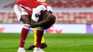 Bukayo Saka ve čtvrtfinále EL Arsenal - Slavia