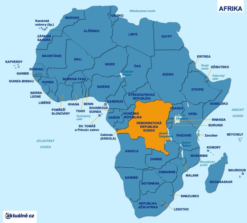 mapa kongo