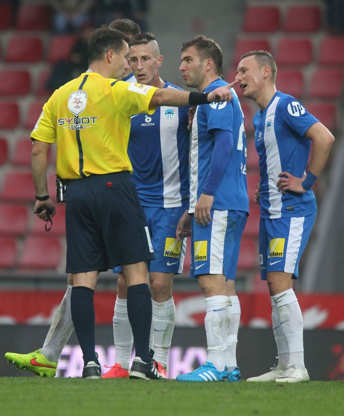 Synot liga: Sparta - Liberec (rozhodčí Příhoda)