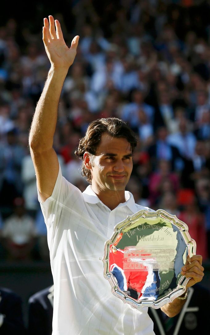 Roger Federer na Wimbledonu 2014