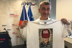 Babiš odstartoval kampaň s čepicí s nápisem "Silné Česko", inspiroval se Trumpem