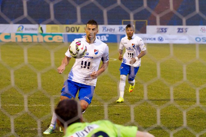 SL, Baník-Liberec: Milan Baroš proměňuje penaltu