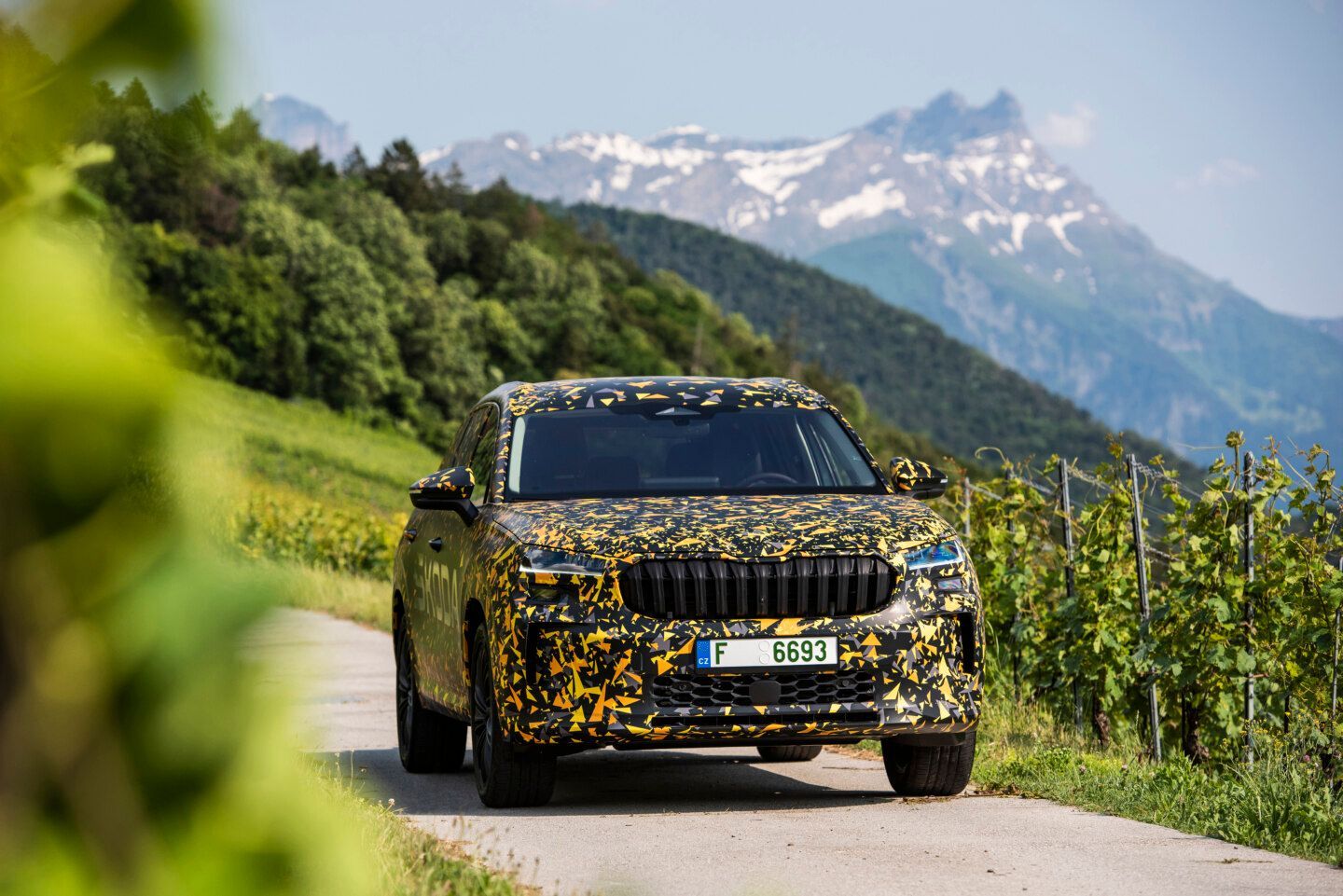 Škoda Kodiaq 2. generace maskování