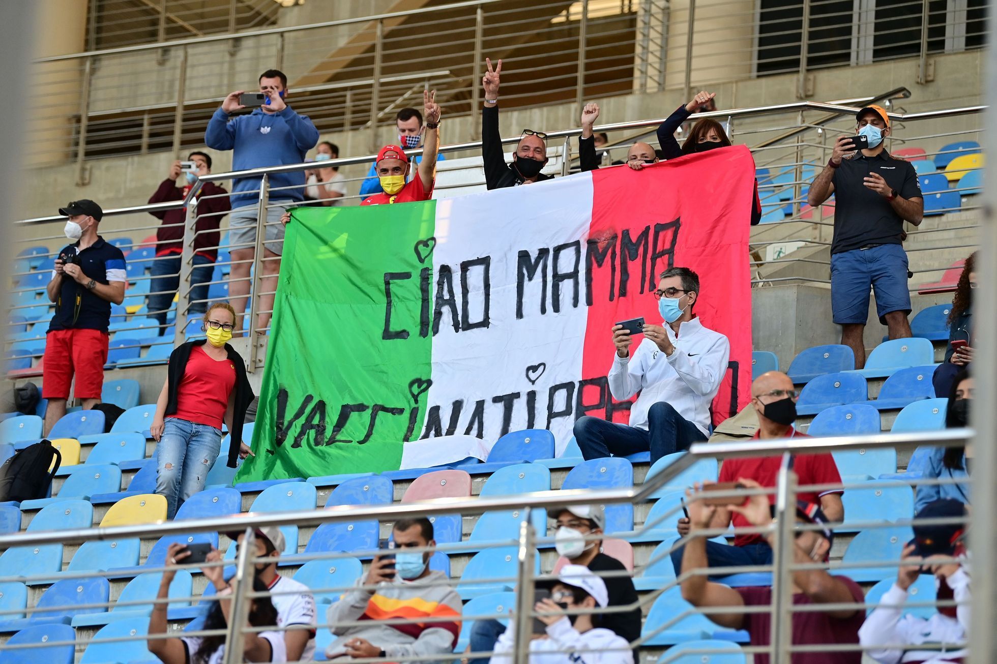 Fanoušci ve Velké ceně Bahrajnu 2021