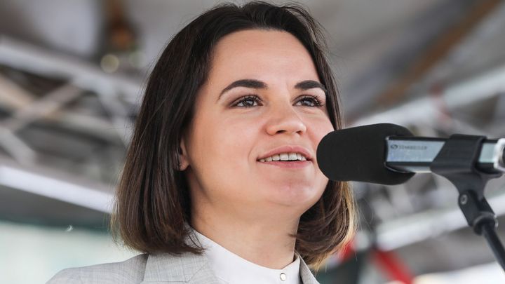 Cichanouská ohlásila vytvoření exilové vlády, zastoupení bude mít i v Praze; Zdroj foto: Jakub Plíhal
