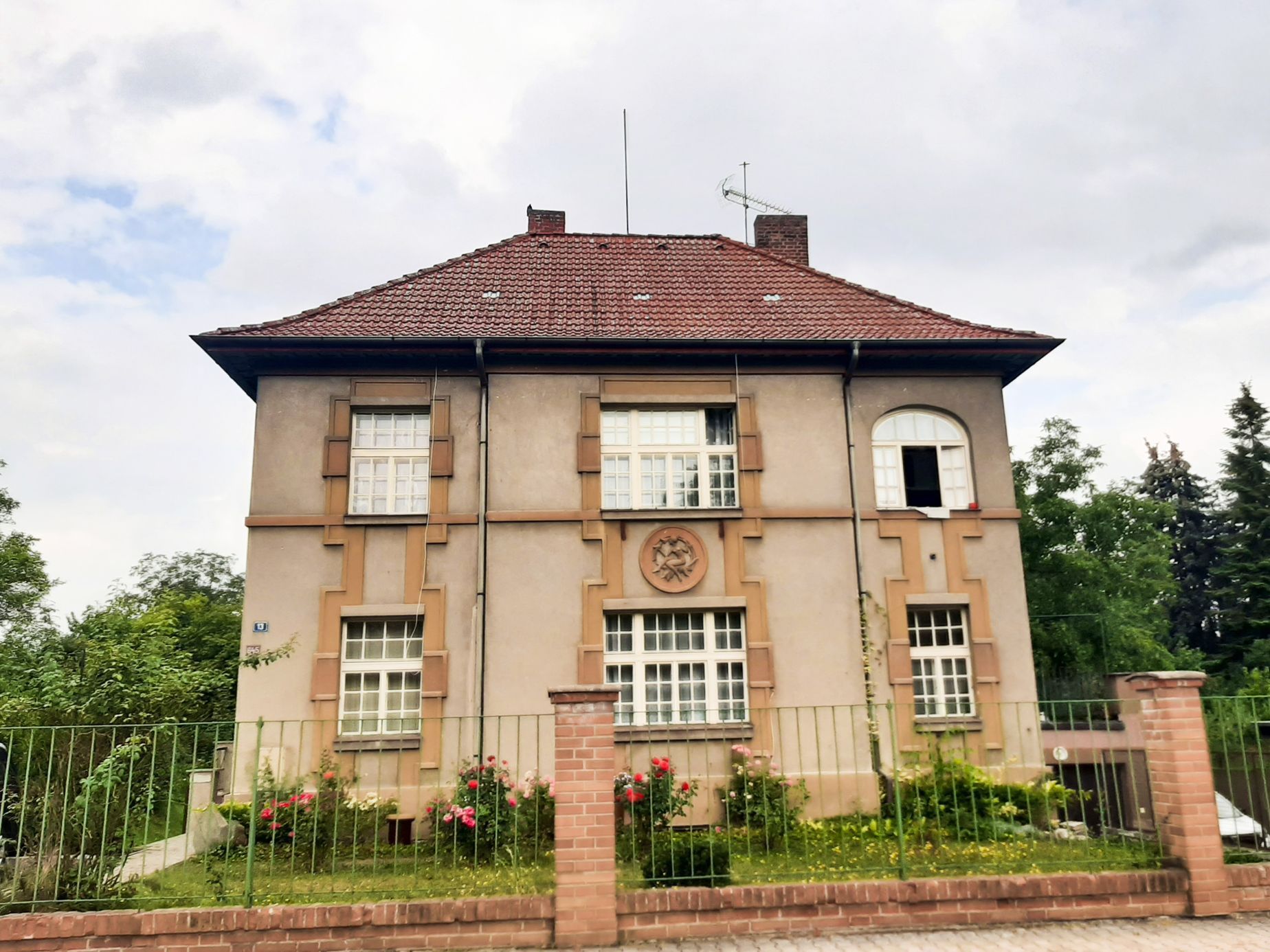 Hradec Králové, Orlické nábřeží, vily