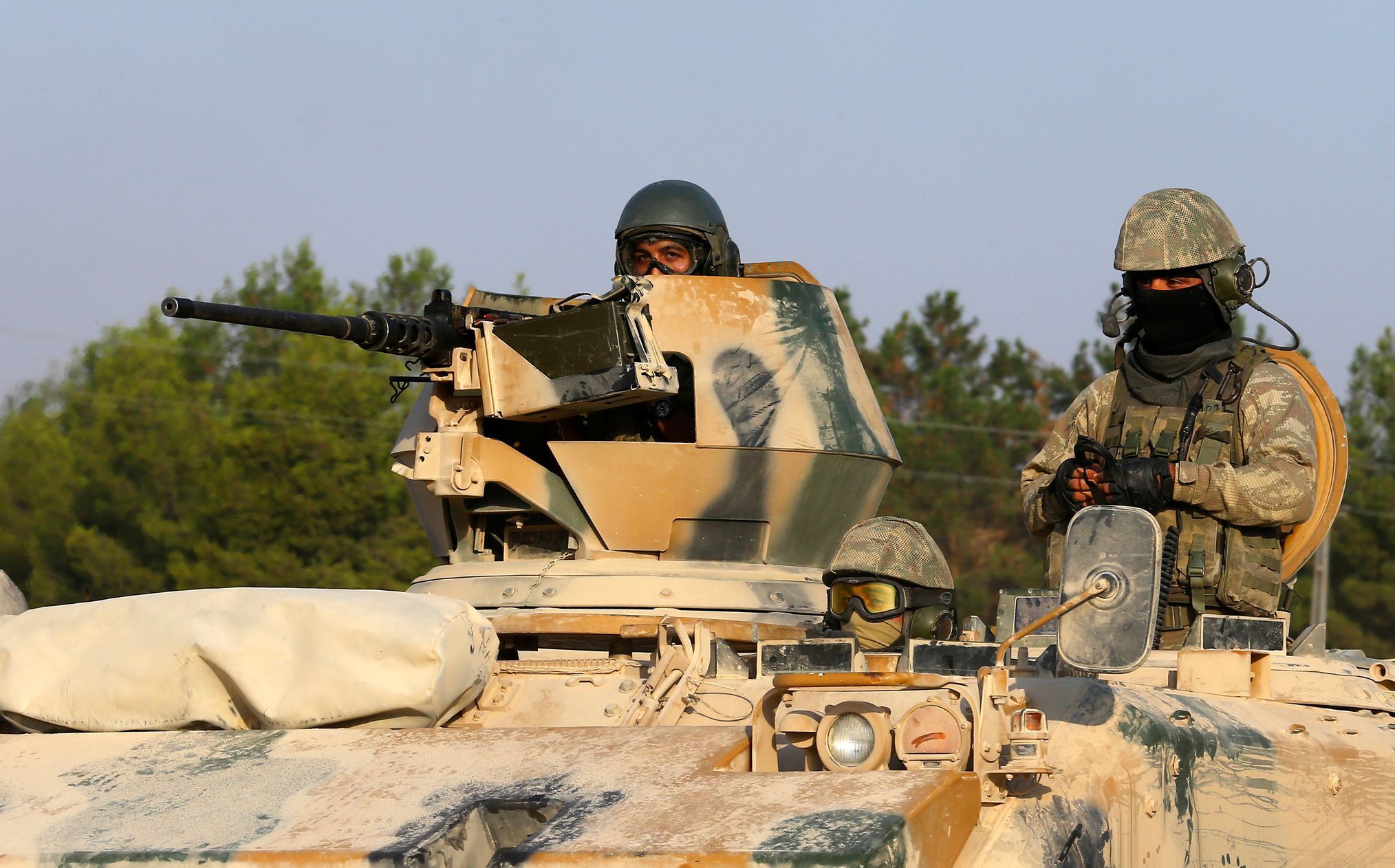 Turečtí vojáci v Sýrii.