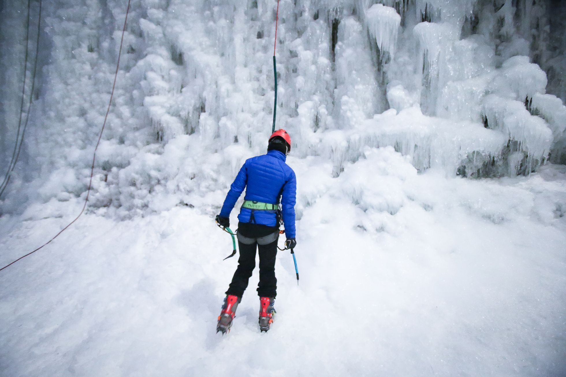 Umělá ledová stěna v Liberci
