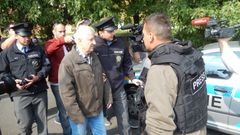 Muž, zadržený policisty po střelbě v Hodkovičkách.