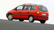20. Opel Zafira první generace: počet technických kontrol - 11 968, počet opravných kontrol - 4572; poměr opravných kontrol - 38,2 procenta