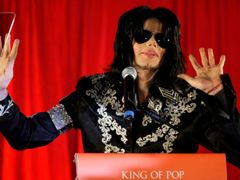 Michael Jackson na tiskové konferenci