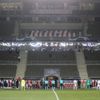 Slavia - Midtjylland, play off Ligy mistrů 2020/2021, prázdné tribuny, bez diváků