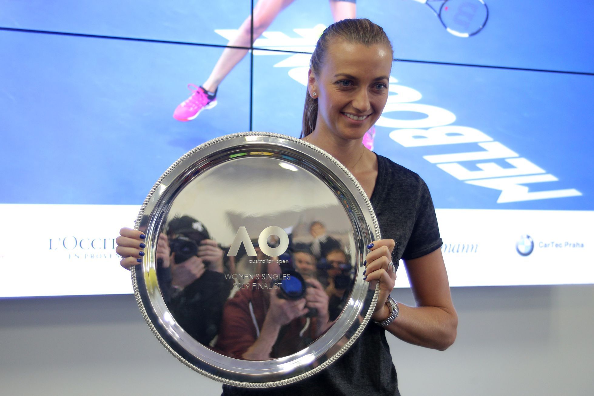 Petra Kvitová na TK po Australian Open 2019