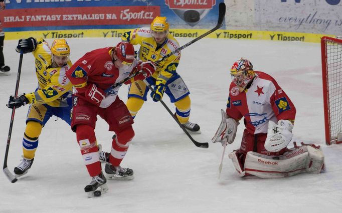 Zlín vs. Slavia, utkání hokejové extraligy