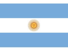 Vlajka Argentiny.