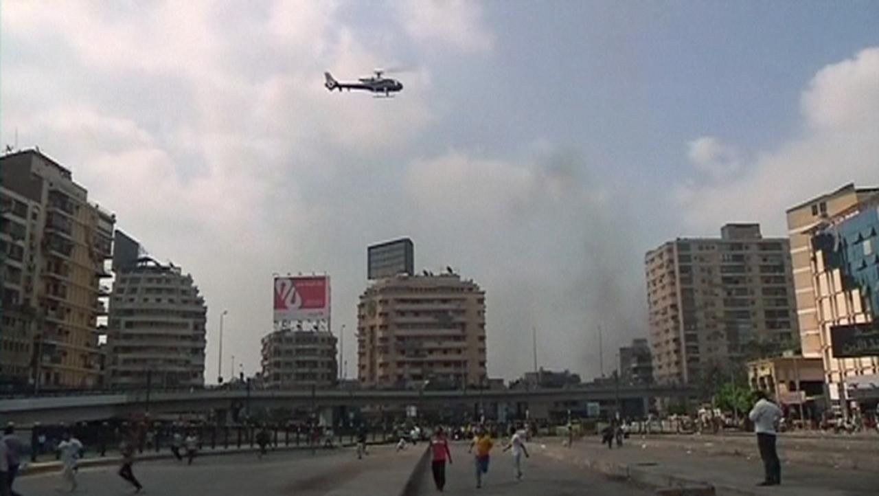 Egypt - zásah proti demonstraci Mursího stoupenců