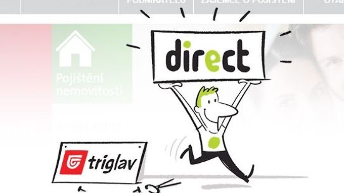 Triglav se mění na Direct (obrázek z webu pojišťovny).