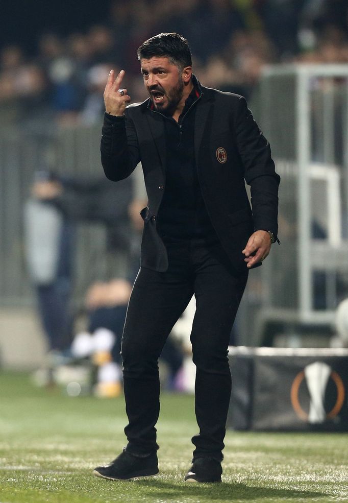 Gennaro Gattuso v Evropské lize 2017-18