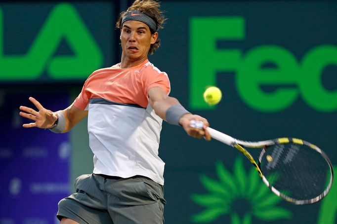 Rafael Nadal na turnaji v Miami 2014