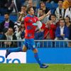 Patrik Hrošovský slaví gól v zápase Ligy mistrů Real Madrid - Viktoria Plzeň