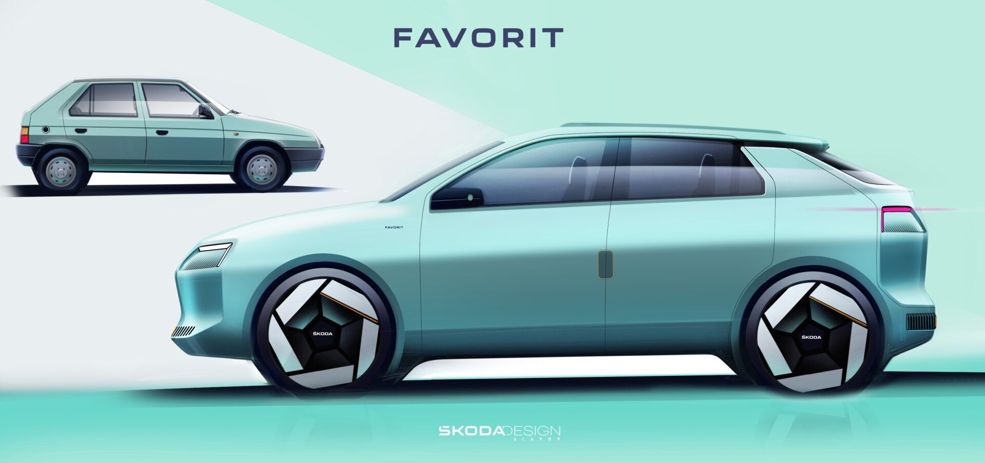 Škoda Favorit návrh nové generace