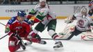 Hokej, KHL, Lev Praha - Kazaň: Lukáš Cingeľ - Stěpan Zacharčuk (7)