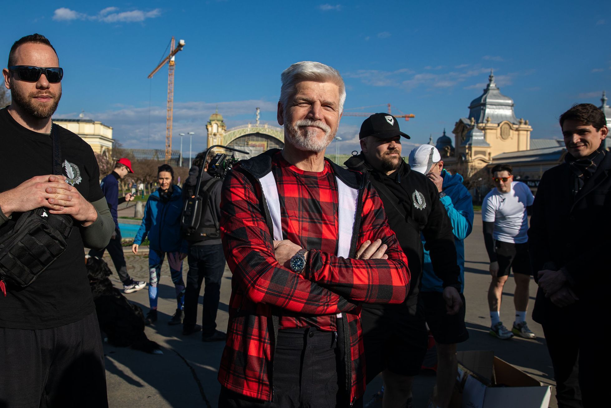 Prezident Petr Pavel a běh ve Stromovce s lidmi, platforma Impakt
