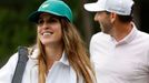 Španěl Sergio Garcia a manželka Angela