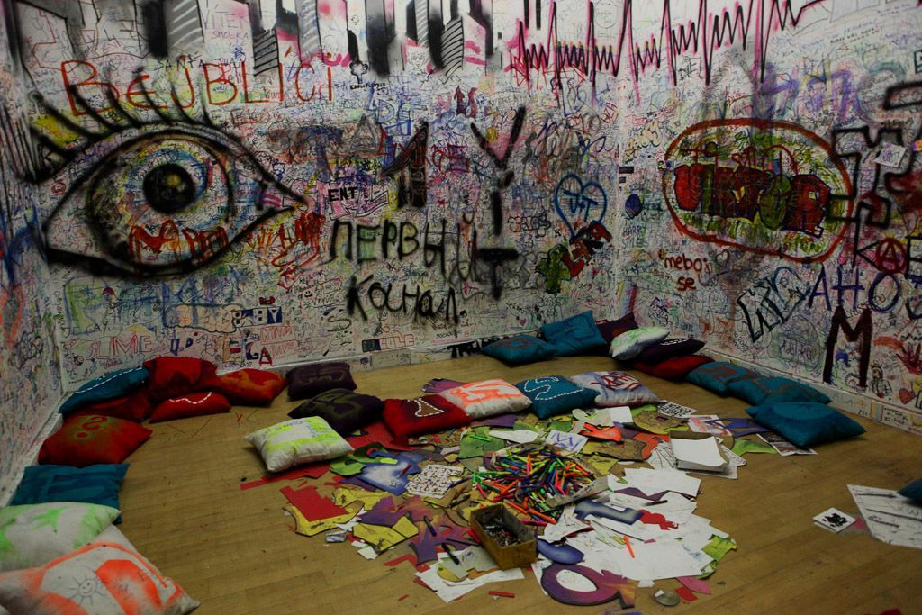 graffiti v Praze - výstava Městem posedlí