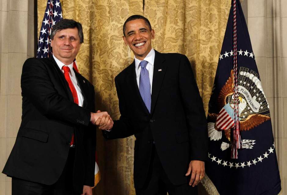 Barack Obama opět v Praze