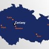 mapa čerčany
