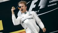 ... jeho týmový kolega Nico Rosberg, který tak vyhrál i třetí podnik této sezony