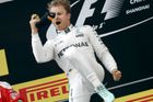 ... jeho týmový kolega Nico Rosberg, který tak vyhrál i třetí podnik této sezony