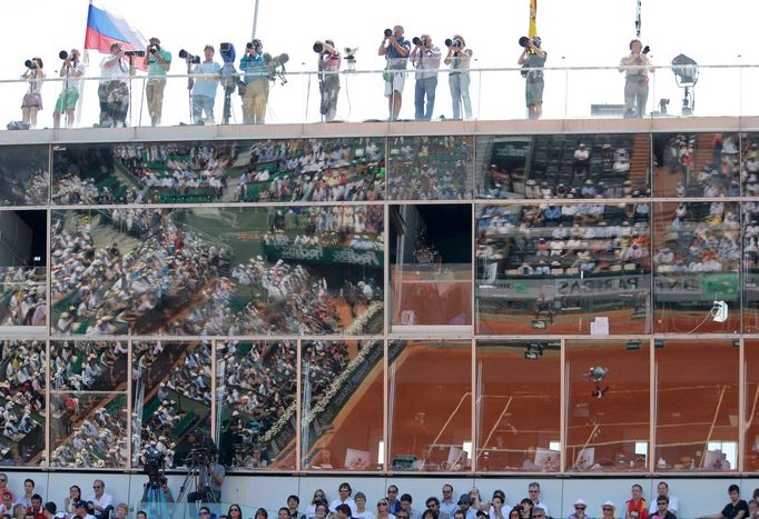 Fotografové v semifinále French open 2013