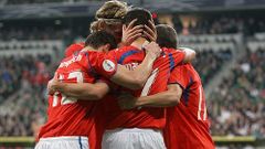 Česká radost z gólu v síti Německa