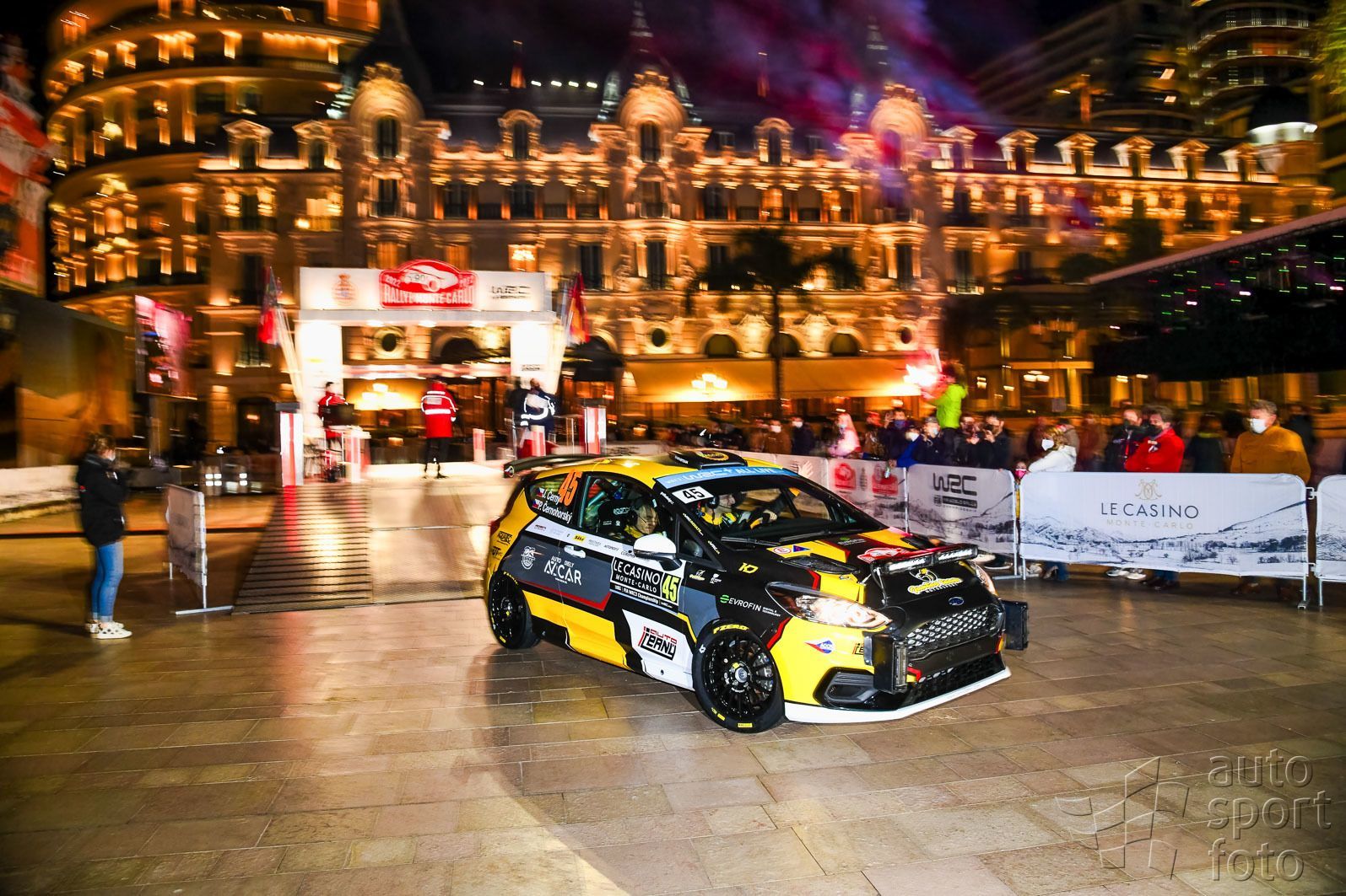 Jan Černý, Ford na trati Rallye Monte Carlo 2022