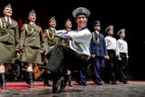 V současnosti má Akademický soubor písní a tanců Ruské armády A. V. Alexandrova podle TASS 186 členů, včetně devíti sólistů a 64 zpěváků v mužském sboru, 38 členů orchestru a 35 tanečníků a tanečnic.