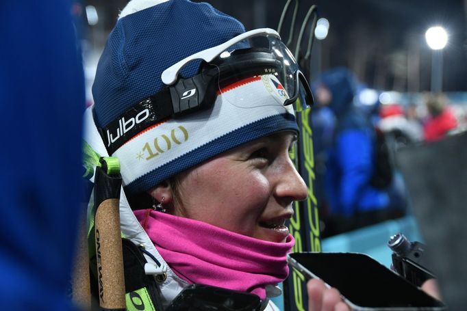 ZOH 2018, biatlon sprint Ž: Veronika Vítková