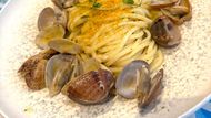 Pasta s mušlemi Riviera Parthenope.