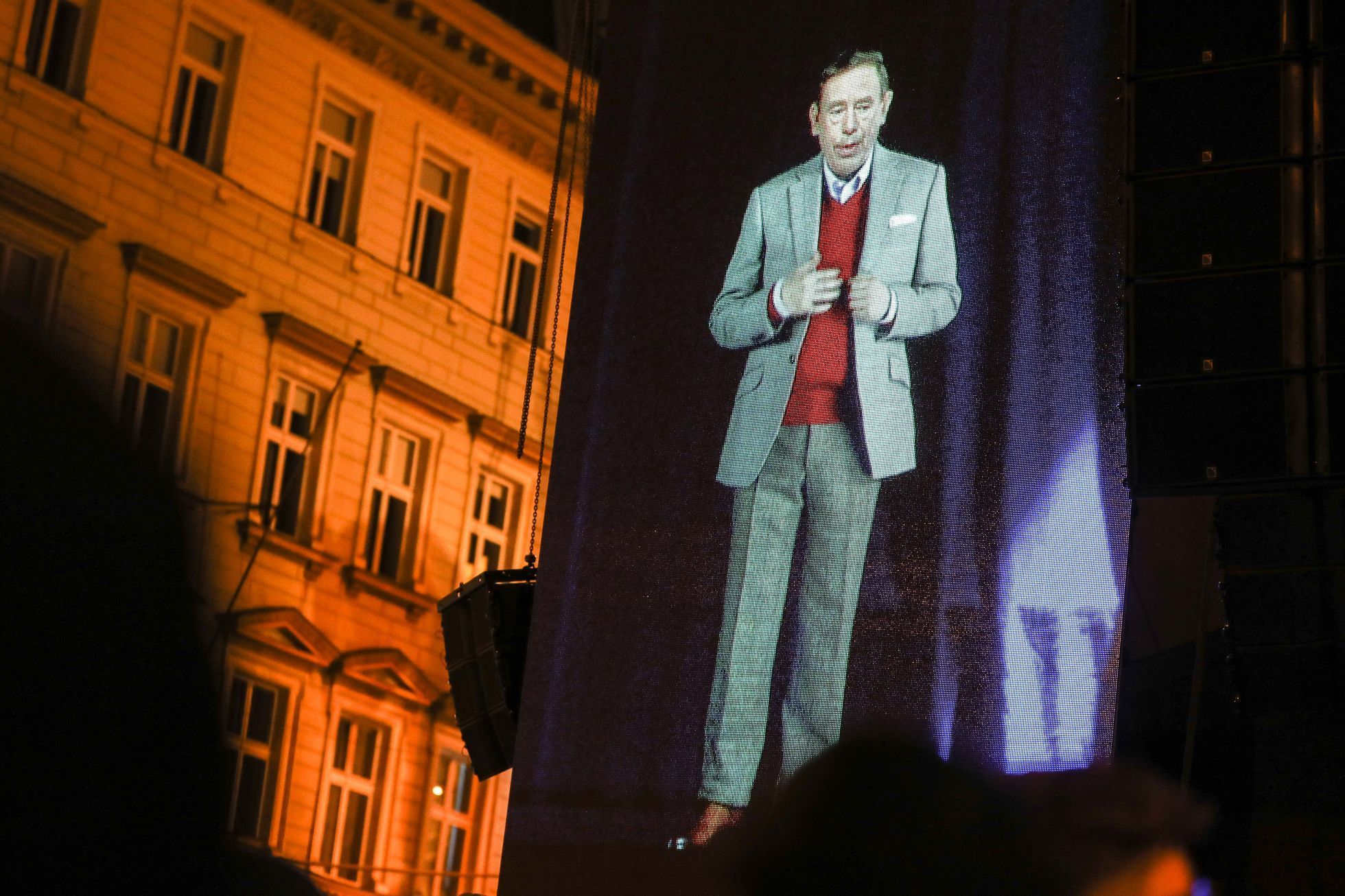 17. listopad 2021, státní svátek, Sametová revoluce, 17. 11. 2021, Národní třída, Hlávkova kolej