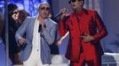 Chris Brown performs &quot;Fun&quot; with Pitbull at the 2015 Billboard Music Awards in Las Vegas