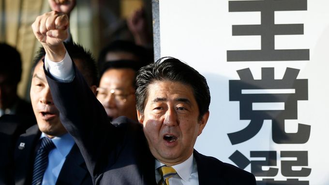 Japonský premiér Šinzó Abe.